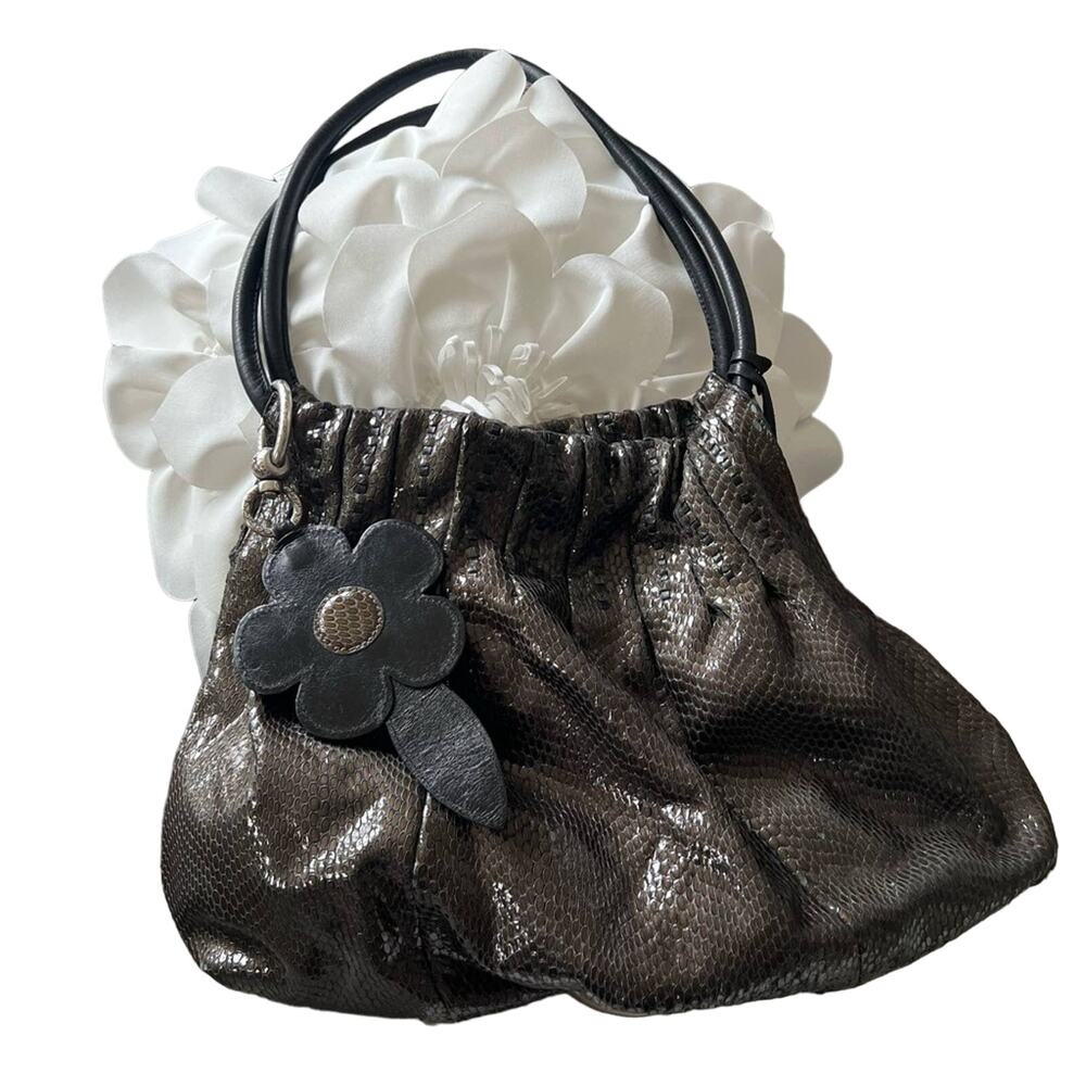 Brighton Gray Shoulder Bag Handbag